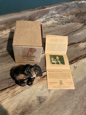 1979 Roger Brown ROOSEVELT Bear Cub  Wildlife Series With Certificate Looks New